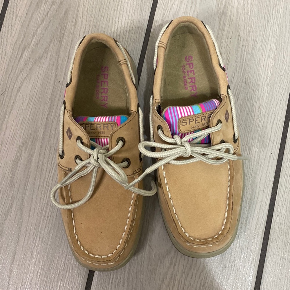 Girl’s Sperrys Never Worn